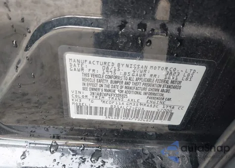 2015 Nissan Sentra S from USA, damaged, VIN 3N1AB7AP4FY326825